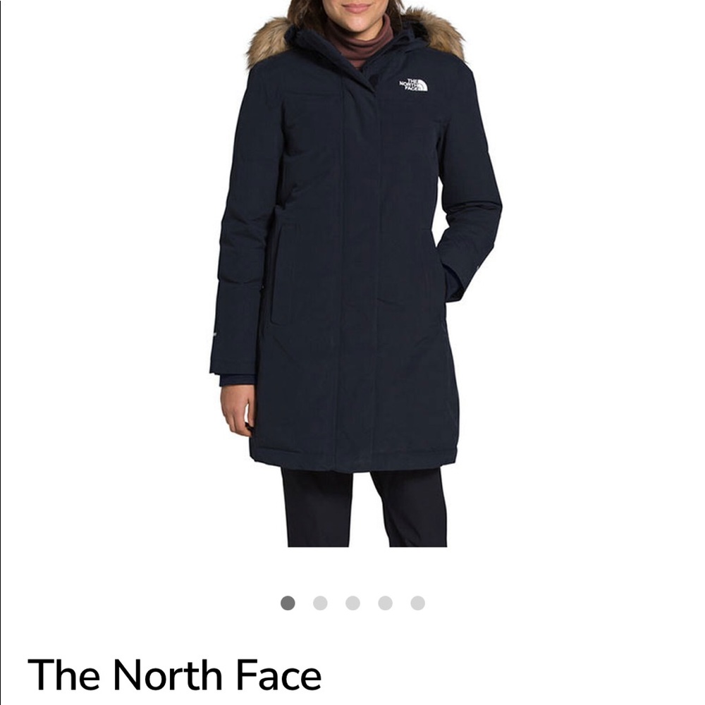 North Face Arctic down parka - large black
